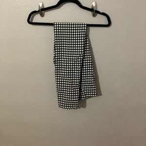 Ankle length gingham skinnies